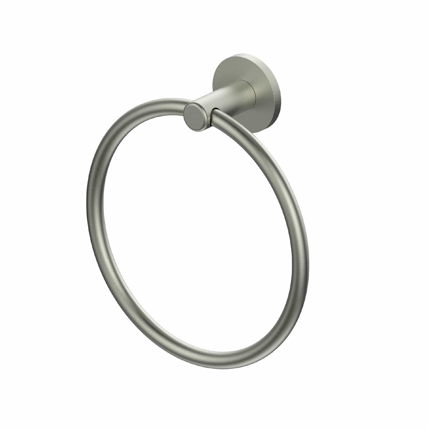 Greens Hand Towel Rail Greens Astro II Towel Ring | Brushed Nickel