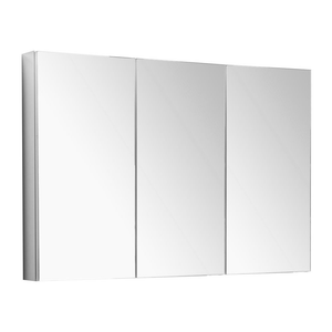 Bath & Co Mirror VCBC 1200 Mirror Cabinet | 3 Doors & 4 Shelves Charred Oak / Right Hinge