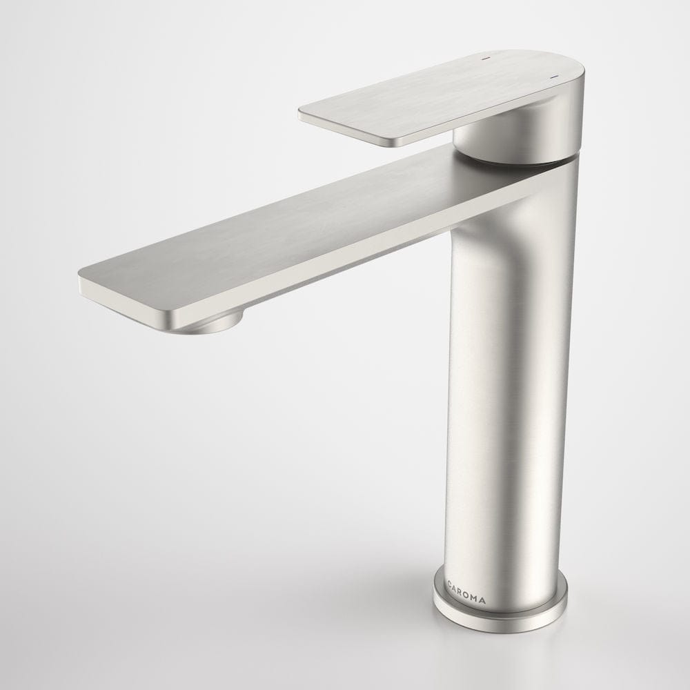 Caroma Basin Tap Caroma Urbane II Mid Tower Basin Mixer | Brushed Nickel