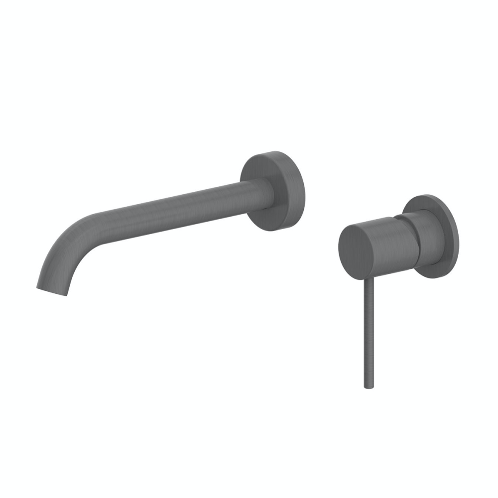 Greens Basin Tap Greens Gisele Wall Basin Mixer | Gunmetal