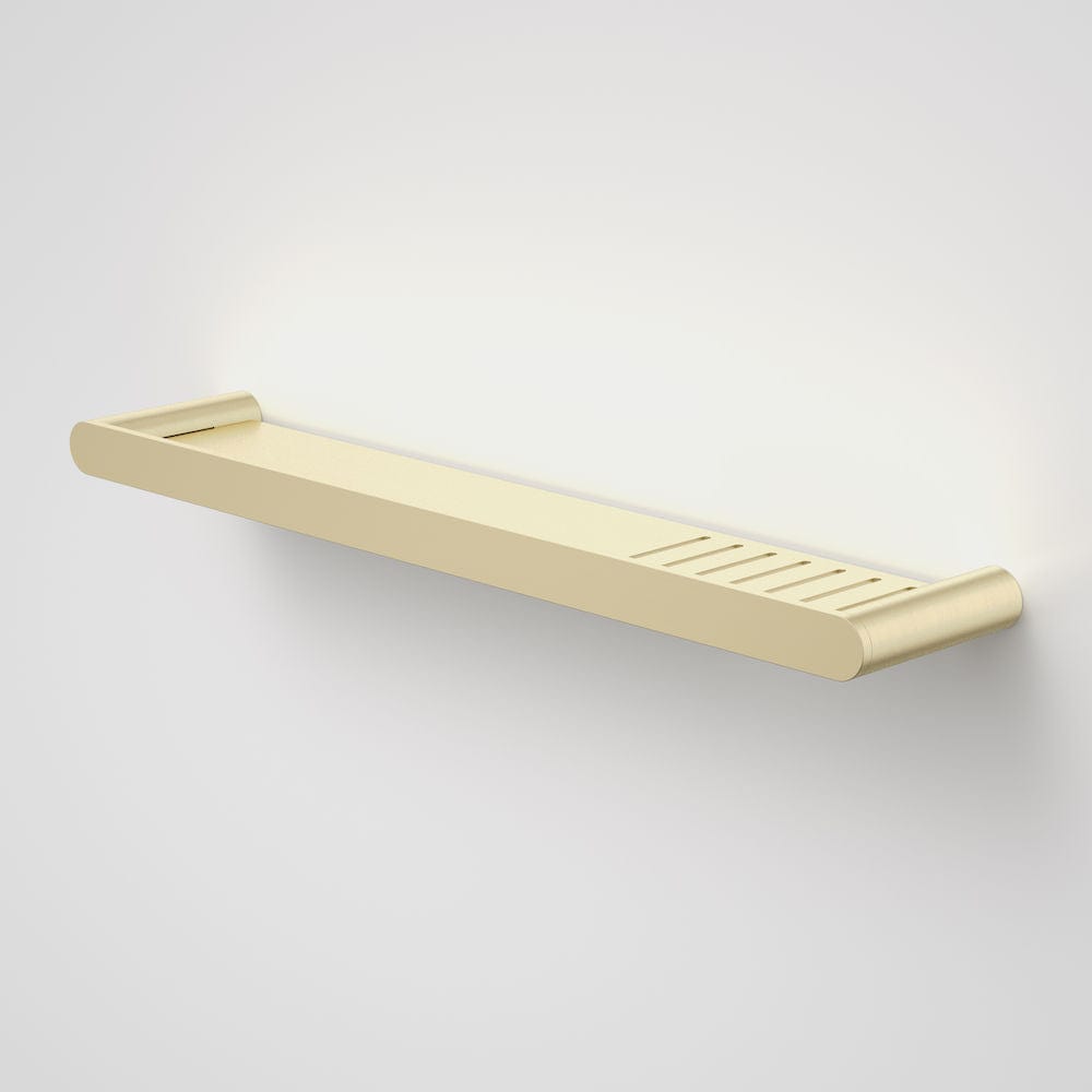 Caroma Bathroom Accessories Caroma Urbane II Bathroom Shelf | Brushed Brass
