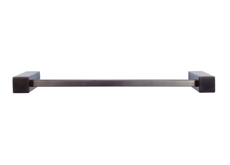 Tranquillity Hand Towel Rail Tranquillity Square Hand Towel Rail 380mm | Brushed Gunmetal
