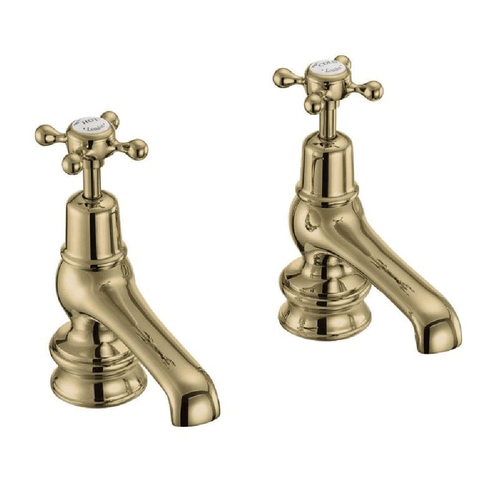 Burlington Basin Tap Burlington Claremont Regent 12.5cm Basin Taps | Gold