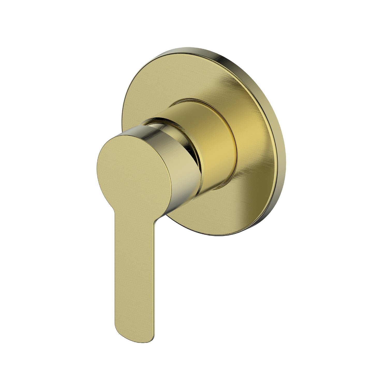 Greens Shower Mixer Greens Astro II FloBoost Shower Mixer Round | Brushed Brass