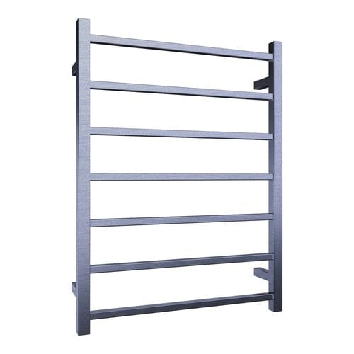 Newtech Heated Towel Ladder Newtech Quadro 7 Bar Wide Heated Towel Ladder 800mm | Gunmetal