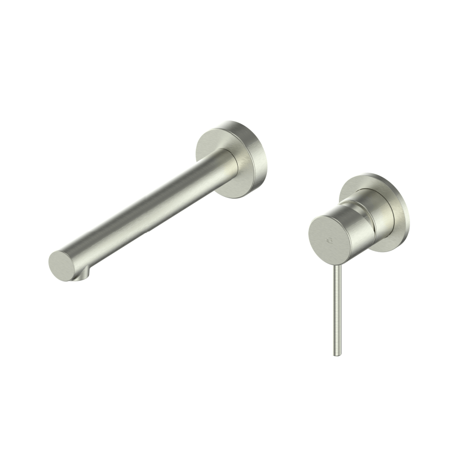 Greens Basin Tap Greens Maci Wall Basin Mixer | Brushed Nickel