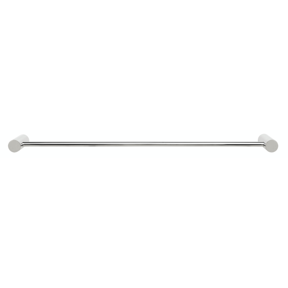 Tranquillity Towel Rail Tranquillity Round Single Towel Rail 670mm | Polished Stainless
