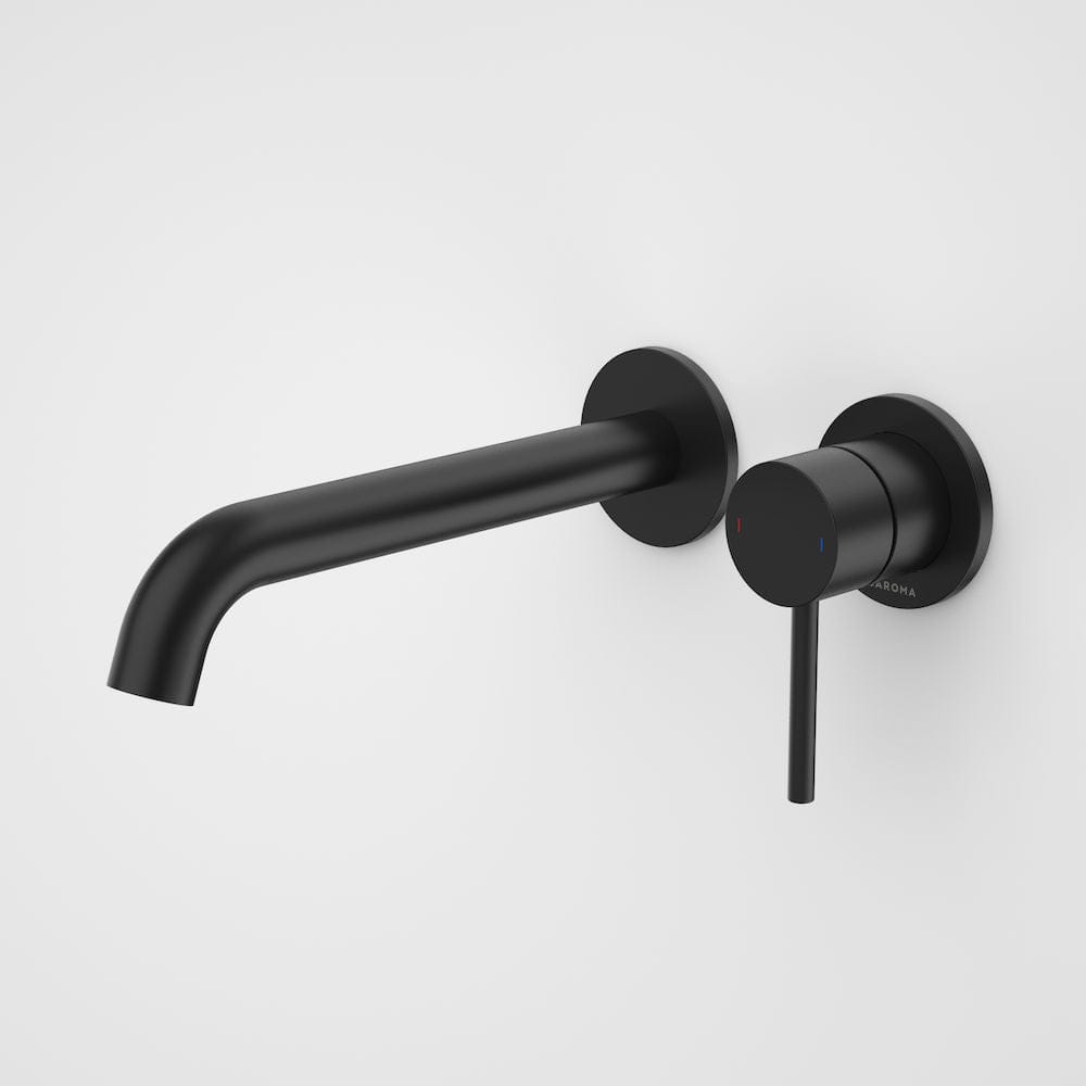 Caroma Basin Tap Caroma Liano II Wall Basin/Bath Mixer 175mm | Matte Black