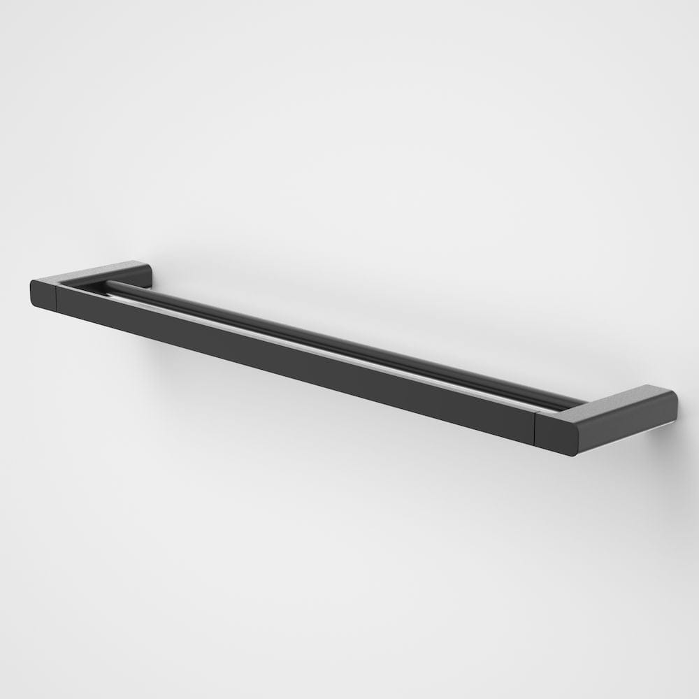 Caroma Towel Rail Caroma Luna Double Towel Rail 634mm | Satin Black