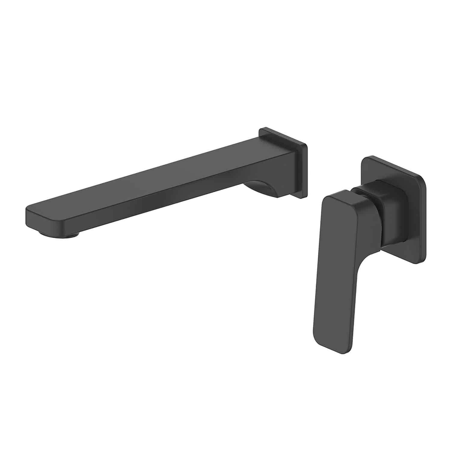 Greens Basin Tap Greens Swept Wall Basin Mixer | Matte Black