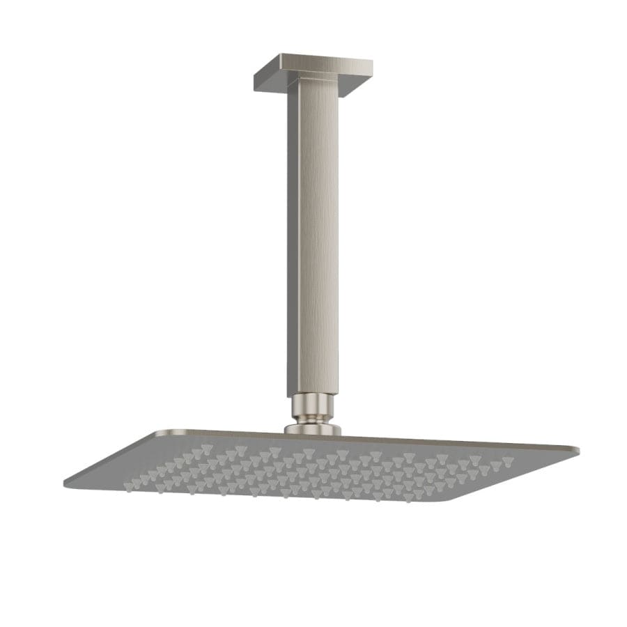 Progetto shower Como Square Ceiling Mount Rainhead | Brushed Nickel