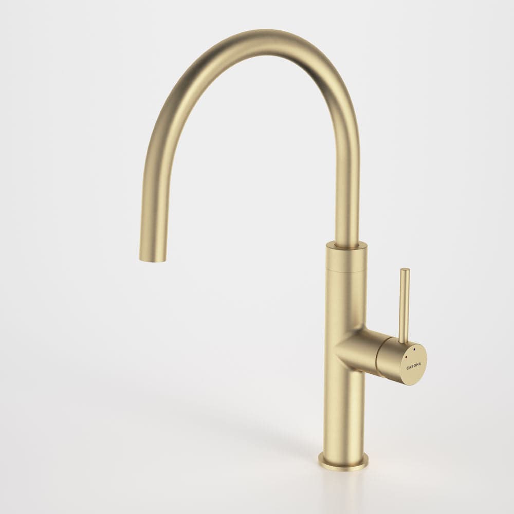 Caroma Kitchen Tap Caroma Liano II Sink Mixer | Brushed Brass