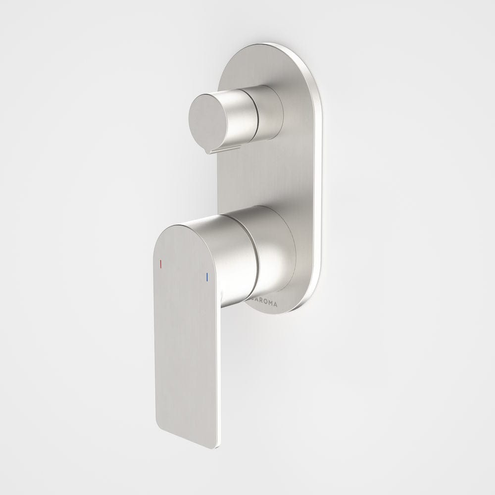 Caroma Shower Mixer Caroma Urbane II Round Shower Mixer with Diverter | Brushed Nickel