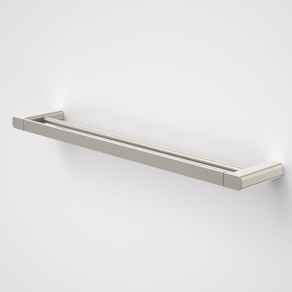 Caroma Towel Rail Caroma Luna Double Towel Rail 634mm | Brushed Nickel