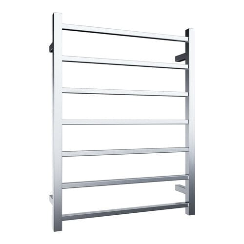 Newtech Heated Towel Ladder Newtech Quadro 7 Bar Wide Heated Towel Ladder 800mm | Chrome