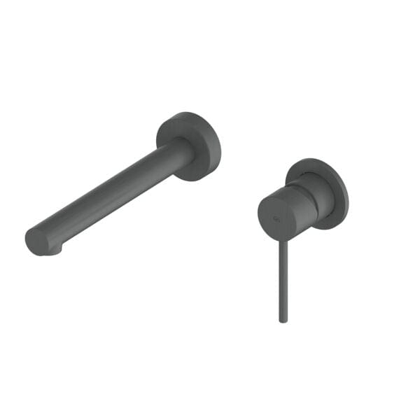 Greens Basin Tap Greens Maci Wall Basin Mixer | Gunmetal