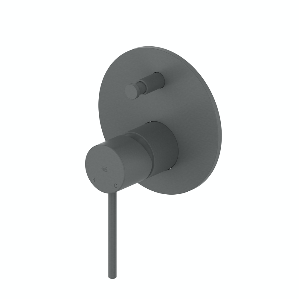 Greens Shower Mixer Greens Gisele Shower Mixer with Diverter | Gunmetal