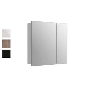 Progetto Mirror Cabinet Mia 750 Mirror Cabinet | 2 Doors Black Oak