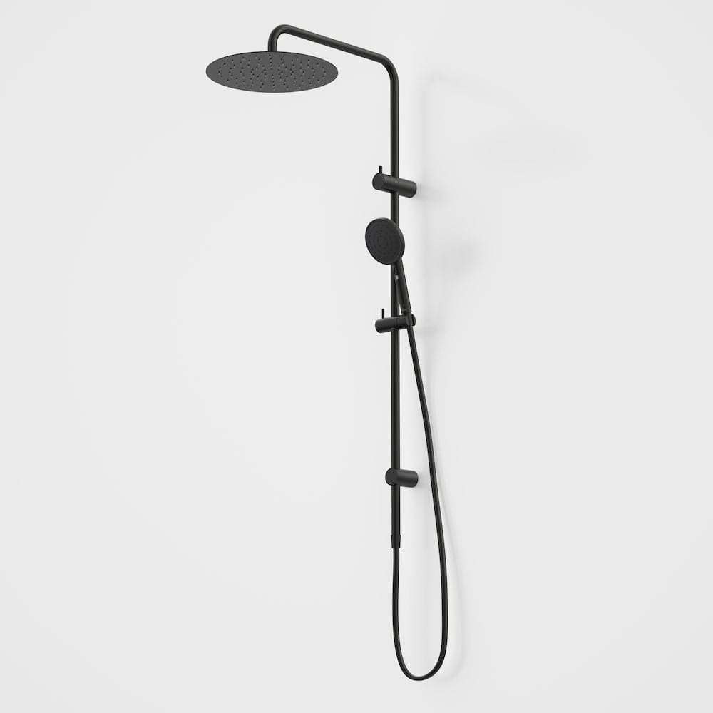 Caroma shower Caroma Urbane II Rail Shower with Overhead | Matte Black