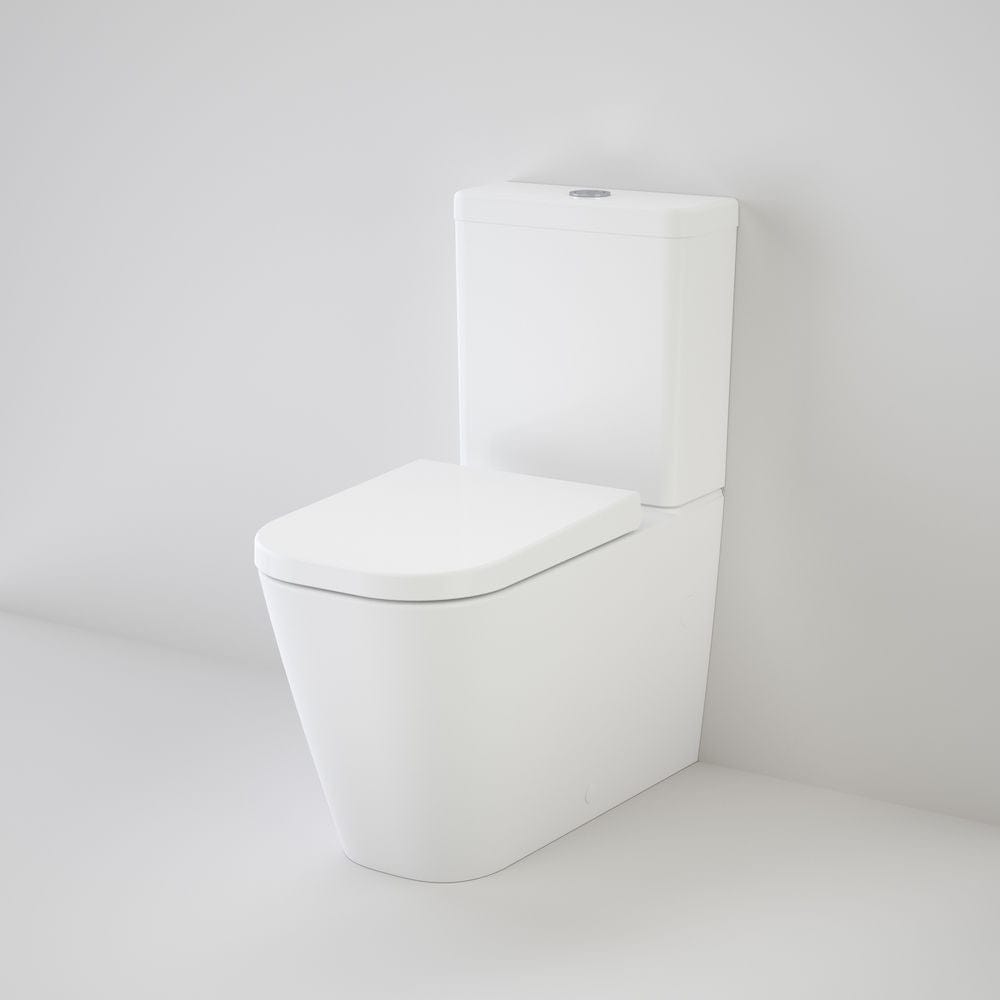 Caroma Toilet Suite Caroma Luna Cleanflush Square Wall Faced Toilet Suite Back Entry
