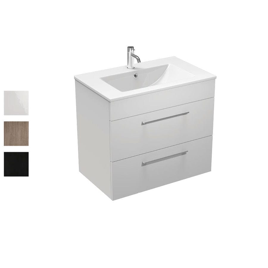 Progetto Vanity Mia 750 Vanity | 2 Drawers Black Oak