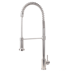Progetto Kitchen Tap Swiss Flexi Spout Kitchen Mixer | Brushed Stainless Steel