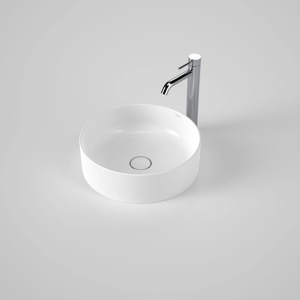 Caroma Basin Gloss White Caroma Liano II 400mm Round Above Counter Basin | Gloss White
