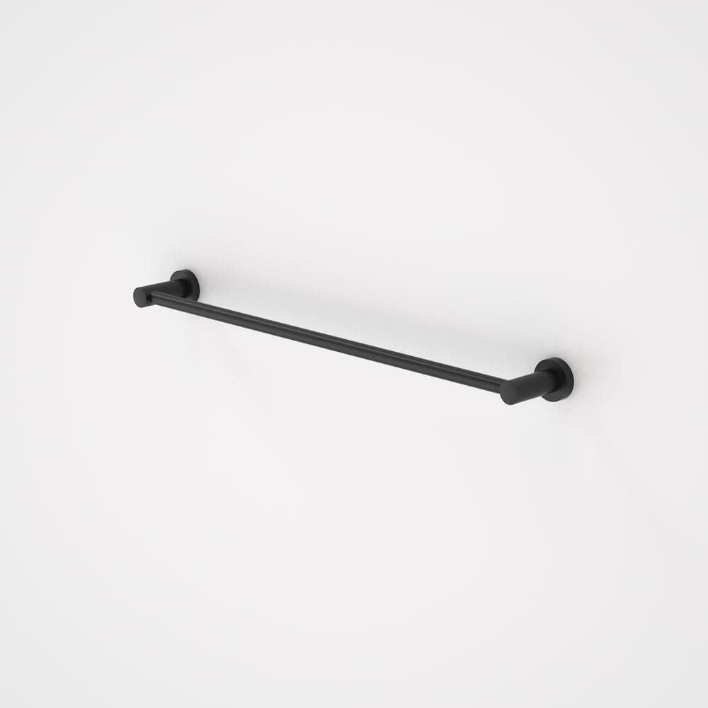 Caroma Towel Rail Caroma Cosmo Metal Single Towel Rail 630mm | Matte Black