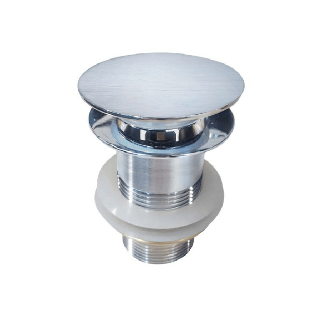 Newtech Pop Up Waste Newtech Evoke Clicker Basin Waste 32mm | Brushed Nickel Without Overflow