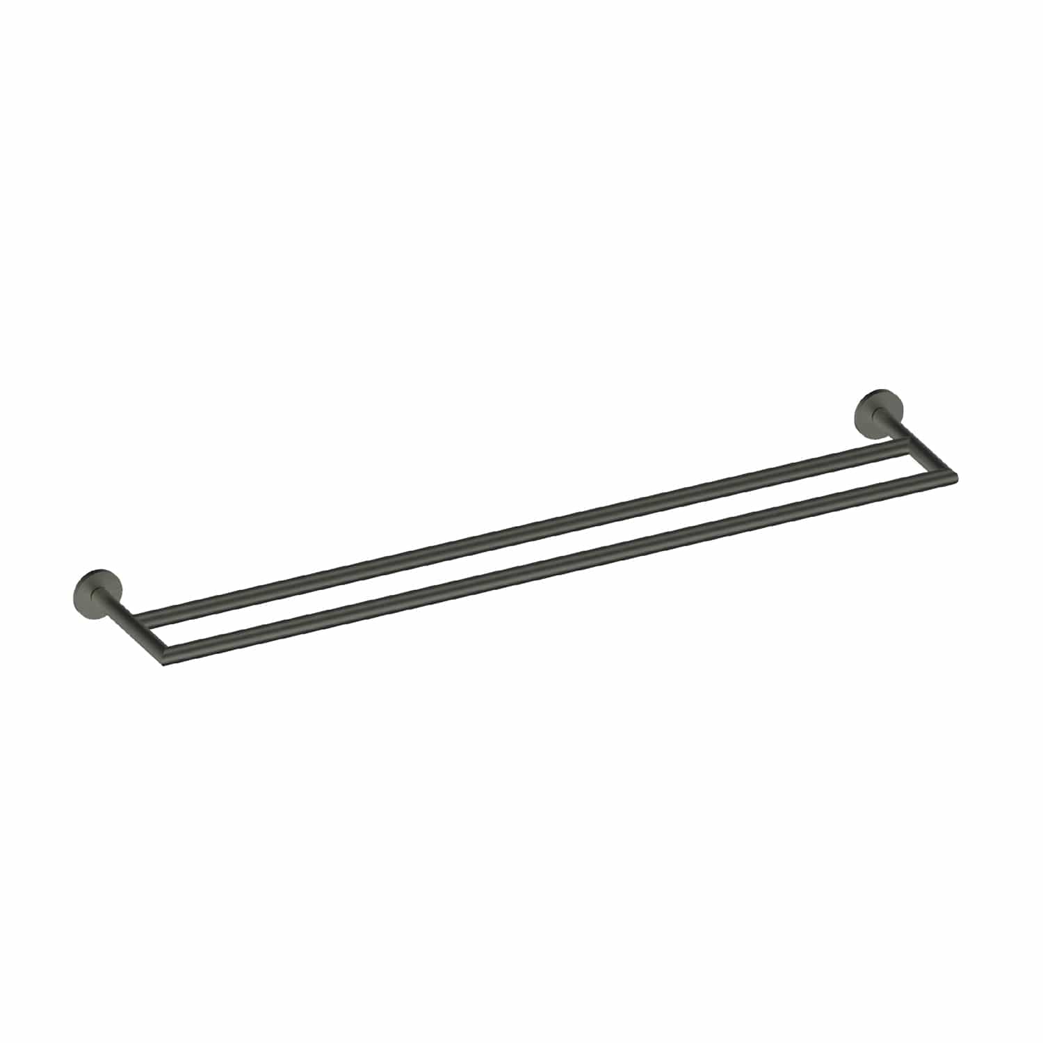 Greens Towel Rail Greens Astro II Double Towel Rail 650mm | Gunmetal
