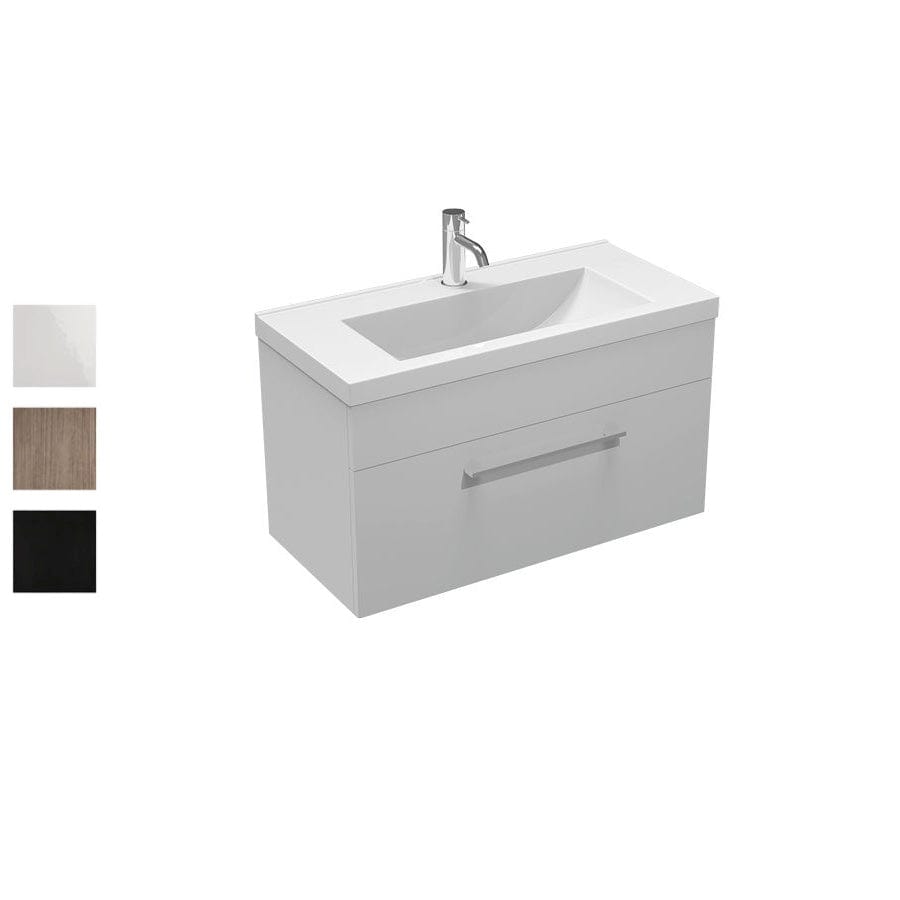 Progetto Vanity Mia Slim 750 Vanity | 1 Drawer Sand Oak