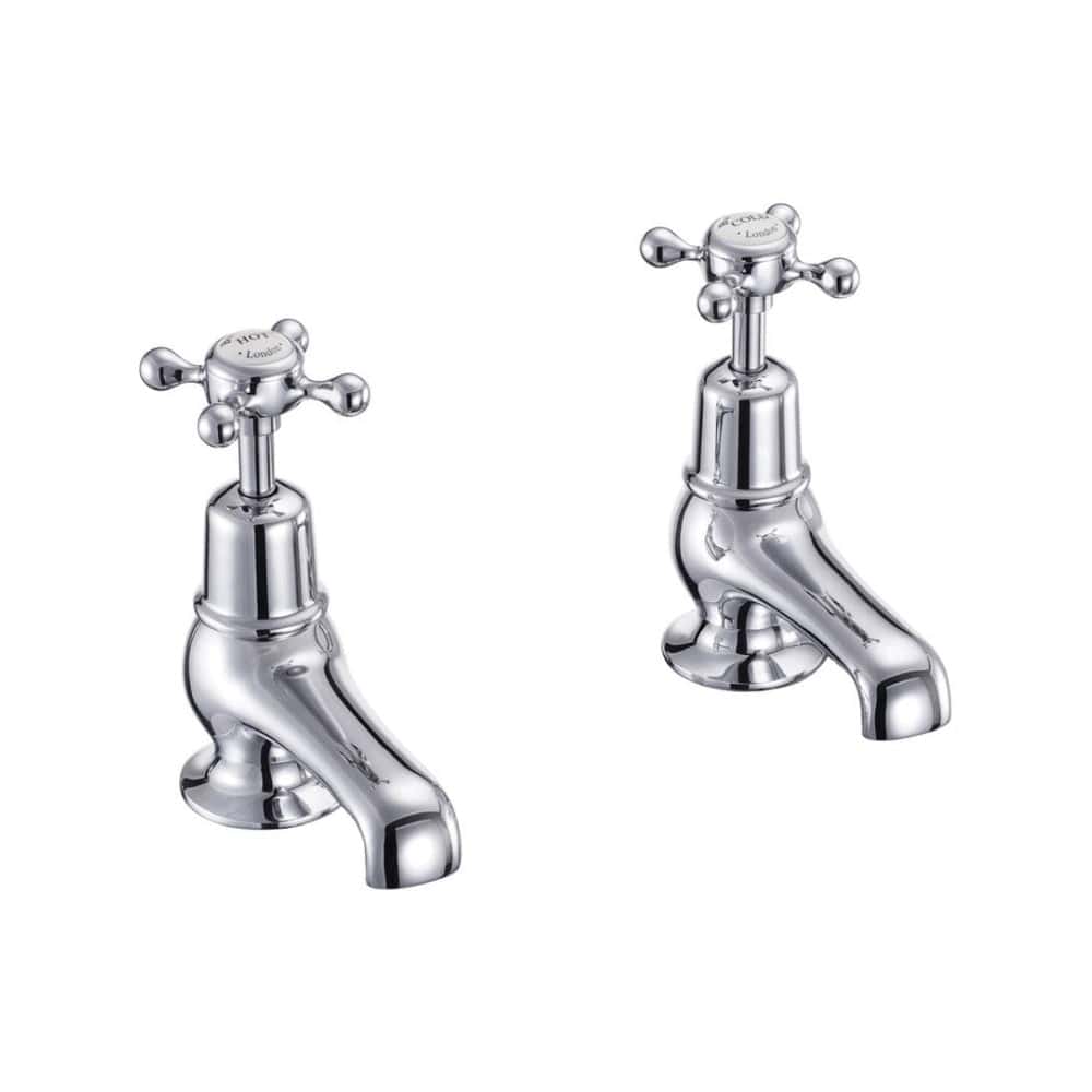 Burlington Basin Tap Burlington Claremont 7.5cm Basin Taps | Chrome Black